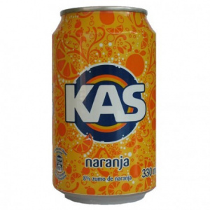 Kas Naranja 33 cl pack 24 latas Iva excluido